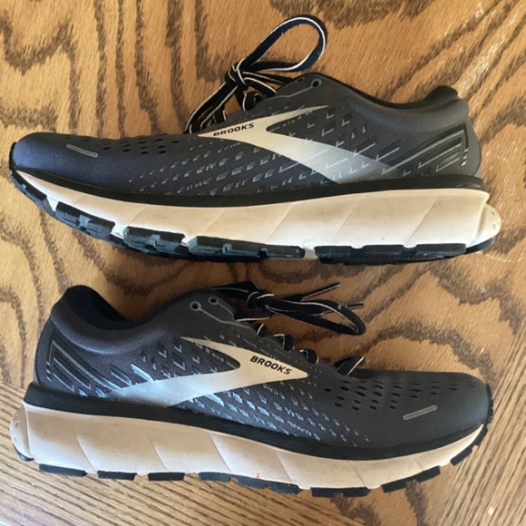 Brooks Ghost 13 Gray Pearl Hushed Violet Running Walking Shoes Women 8 *Small Kn - Picture 6 of 10